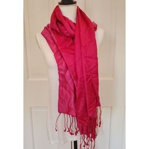 Talbots 100% Silk Pink Scarf